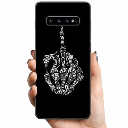 Samsung Galaxy S10+ Tpu Mobilskal Fuck You Bling