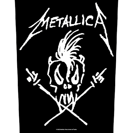 Metallica Scary Guy Patch One Size Svart/Vit