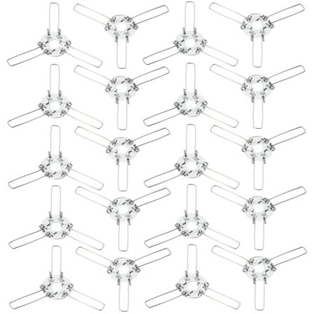 20 stk Lampekuleholdere Lysdeksel Fjærklips Lysdeksel Fiksator Tilbehør