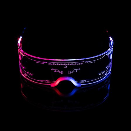 Elektroniska färgglasögon med teknikkänsla, fest, bar