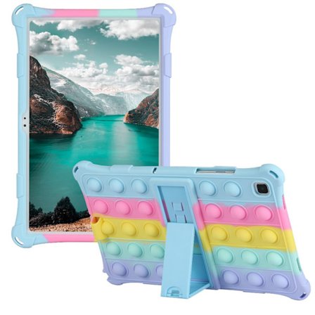 Samsung Galaxy Tab A7 10.4 2020 Cover Pop It Fidget Babyblå