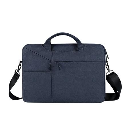 Håndholdt laptop taske med skulderrem 13,3-15,6 tommer Navy 13.3inch