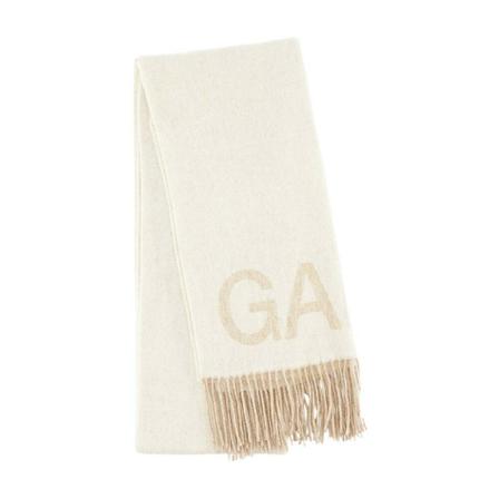 Ganni - Sjalar - Vit - Dam - Storlek: One Size, Dam, Storlek: ONE SIZE