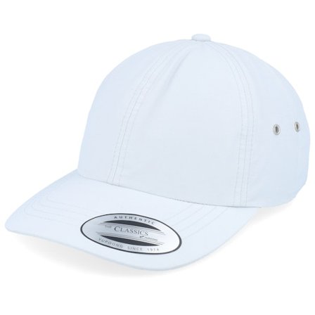 Yupoong - Grey unconstructed Czapka Z Daszkiem - Blue Water Repellent Dad Cap @ Hatstore