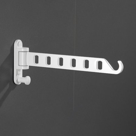 Sammenleggbar tørkestativ Klesstativ HVIT