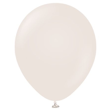 Beige Store Standard Latexballonger White Sand