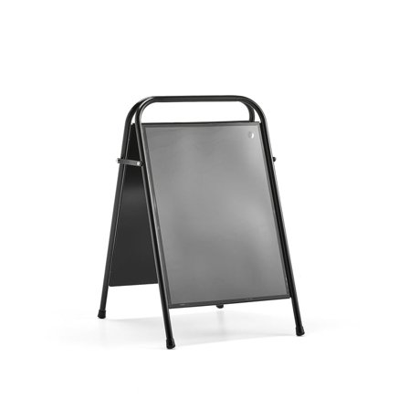 Werbeaufsteller, 500 x 700 mm, schwarz