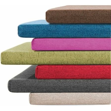 Halkfri bänkdyna, 1, 2 eller 3 sits, 100/120/150 cm, för inomhus- eller utomhusbruk, 50 x 50 x 5 cm, grå