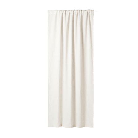 Åhléns Home Gardin i linnemix LOUISE 140x250 cm Gardiner Vit ONESIZE