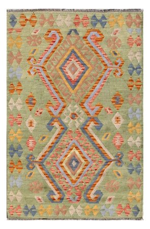 Tissé À La Main Kilim Kaudani Tapis 101X148 De Laine Petit