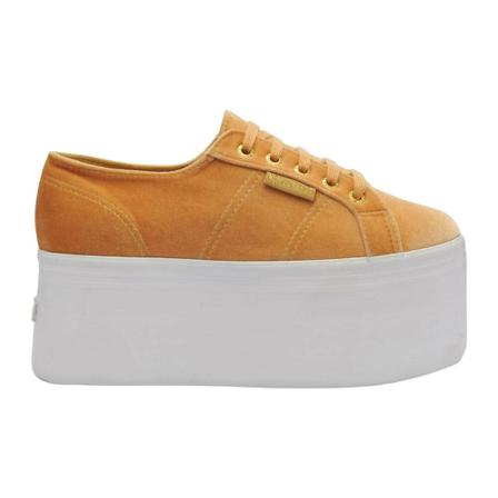 Superga Velvetchenillw , Beige , Dames , Maat: 41 EU Sneakers