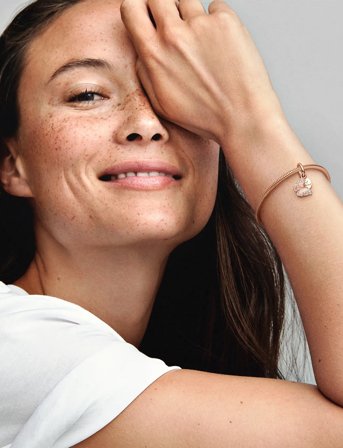 Pandora Butterfly 14K Rose Gold-Plated Dangle With Fancy Fairy Tale Pink And Clear Cubic Zirconia, Transpare - Pink - ONE SIZE