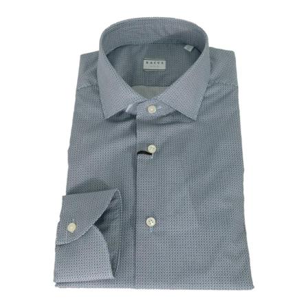 Xacus Shirt mod. 558ml Tailor Microfantasia 31528001 cotton Grå, Herre Skjorter