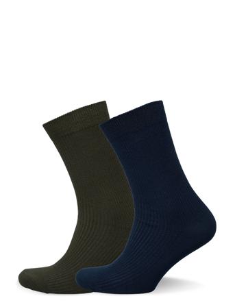 2-Pack Classic Sock - Gots/Vegan Blue Knowledge Cotton Apparel
