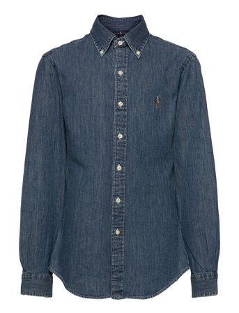 Polo Ralph Lauren Slim Fit Oxford Shirt - Navy - XS