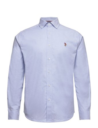 Uspa Shirt Flex Calvert Men Blue U.S. Polo Assn.