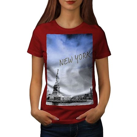 Freedom New York Kvinnor Röd-skjorta