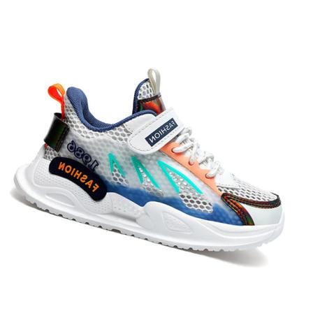 Platta Sneakers För Pojkar Med Rund Tå
