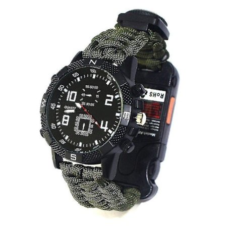 Udendørs Overlevelses Multifunktionelt Ur Alt-i-én Ur