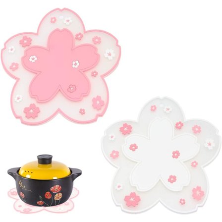 2 st mjuka körsbärsblomsunderlägg Sakura underlägg halkfri Kawa