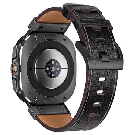 Ægte koskindslæder urrem til Samsung Galaxy Watch Ultra 47mm - Minimalistisk sportsrem
