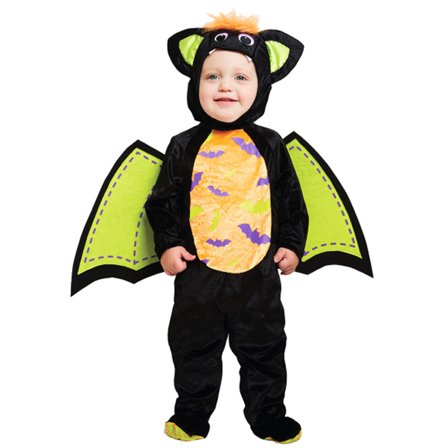 Fladdermus Maskeraddräkt Baby 12-18 mån - Halloween Dekoration - Kalaslagret.se