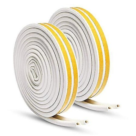 Selvklebende skum dør tetningslist Kompatibel med dører og vinduer - 20m