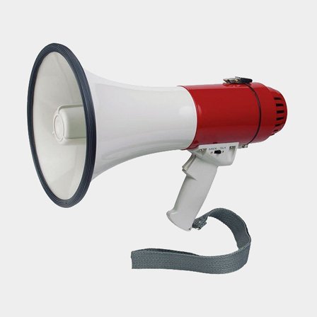 Megafon med siren