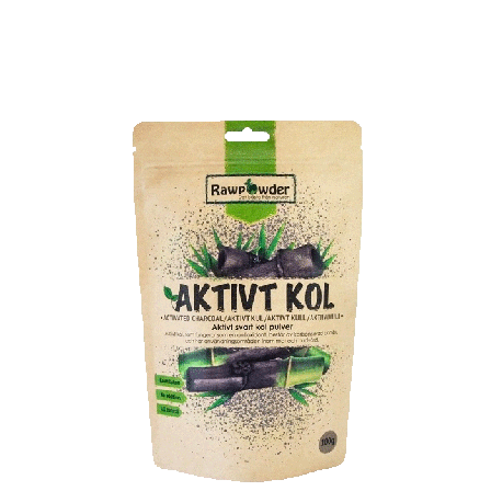 Rawpowder Aktivt Kol Pulver 100 g