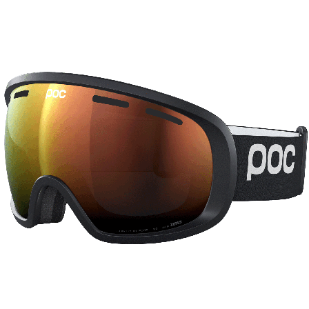 POC Fovea Uranium Black Partly Sunny Orange