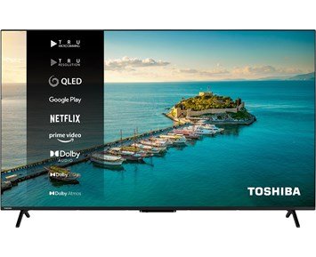 Toshiba 65QA2F63DG - Fyndvara - 65 tum 4K QLED-TV med automatisk bilduppskalning