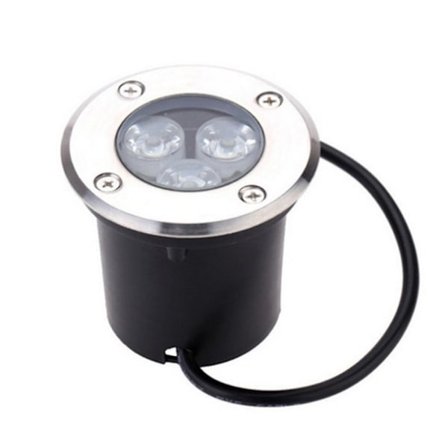 Led 3w landskapsbelysning Vattentät golvlampa, steglandskapsbelysning, uppfart, utomhusträdgård