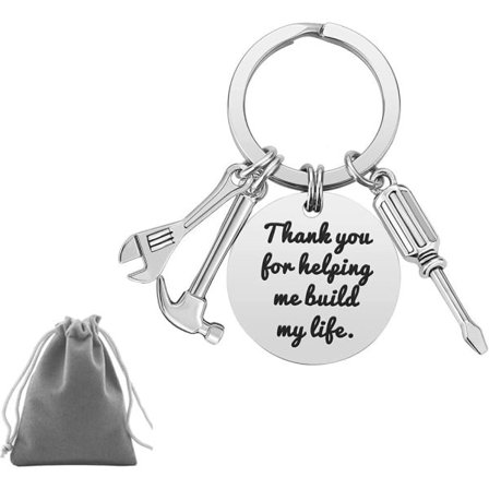 Nyckelring med gravyr, present till pappa, världens bästa pappa