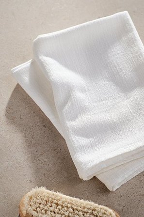 Jotex - Ścierka Kuchenna Dwupakowa biały - CASPER - Kup Ścierki kuchenne firmy Jotex