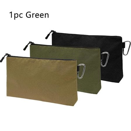 Työkalupussi Vetoketjukassi VIHREÄ VIHREÄ