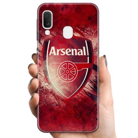 Samsung Galaxy A20e TPU Mobilcover Arsenal Fodbold