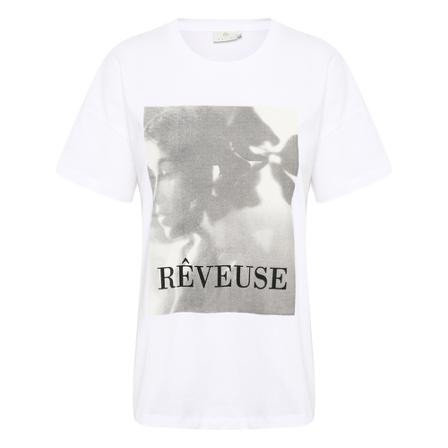 Kaffe Aroja T-Shirt Hvid, Dame T-shirts