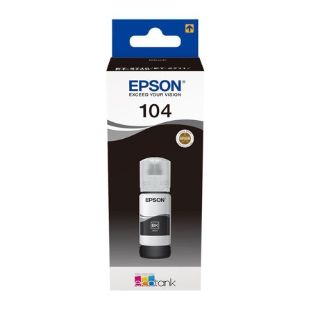 Epson EcoTank 104 - svart - original - blekkbeholder