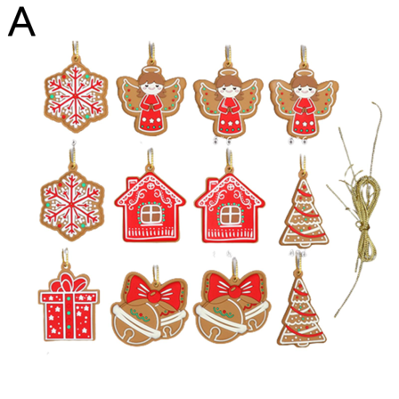 Pepparkakor Man Ornament Julgran Hängande Hänge Xmas De