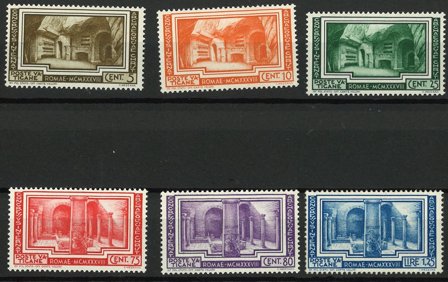 Vatikanet 1938 - MICHEL 67-72 - Postfrisk