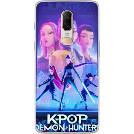 Kompatibel Mobilcover til OnePlus OnePlus 6 Trendy KPop Demon Hunters dukke figur