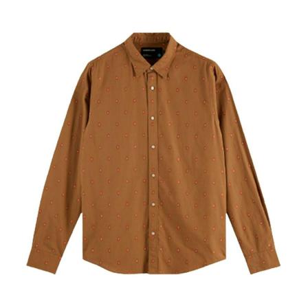 Scotch & Soda, Casual Shirt Bruin, Heren, Maat:M