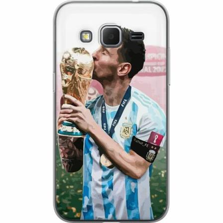 Samsung Galaxy Core Prime Genomskinligt Skal Messi