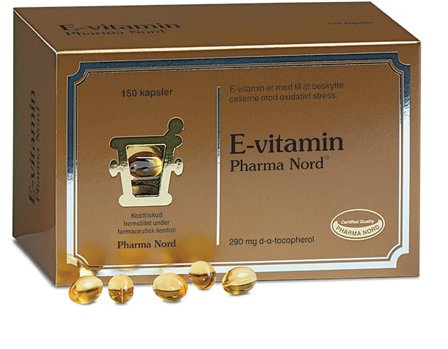 Pharma Nord Bio E-vitamin 290 mg 150 kaps., Helse & Madvarer, Vitaminer, E-vitamin