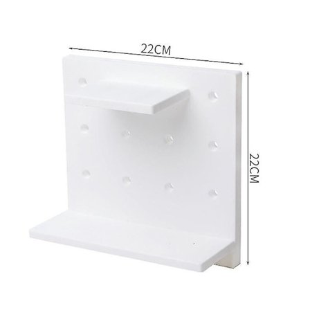 1 stk Selvklebende Oppbevaringshylle, Hullfri, Veggmontert Organizer