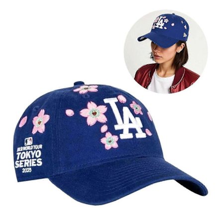 Takashi Murakami + mlb World Tour Tokyo Series 2025 Ny Dodgers Keps