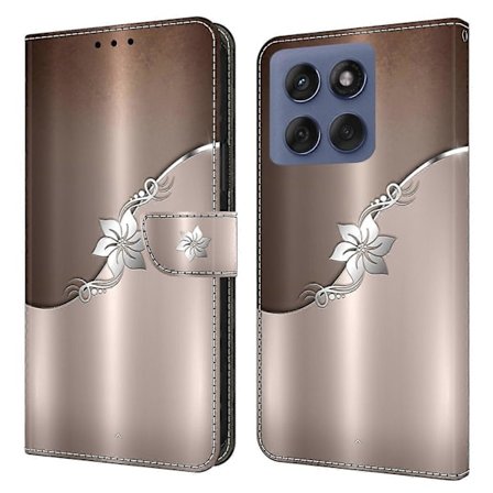 Til Motorola Edge 60 Pro 5G Etui Magnetisk Lås 3D Mønster Læder Wallet Telefon Cover