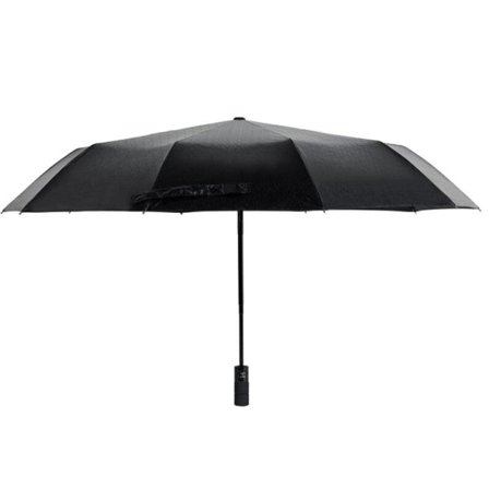 Forsterket storm-paraply - Perfekt svart