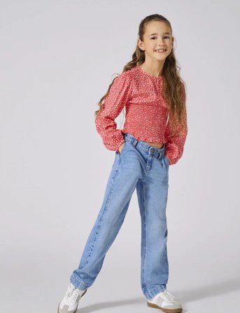 Kids Only Kogmadison Blush Wide Lbd Dnm Noos - Blue - 164