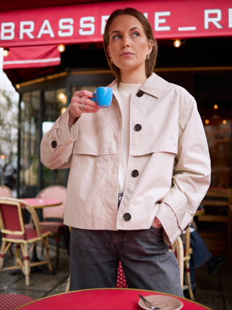 Jean Paul Femme - Anniken kort trench - Dame - Beige - Jakker & Kåper - XS